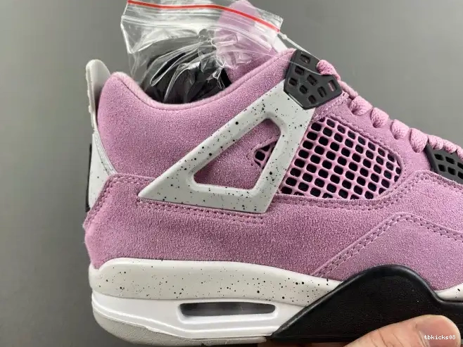 Reps TBkick AQ9129-501 Jordan WMNS Air 4 Orchid 0616